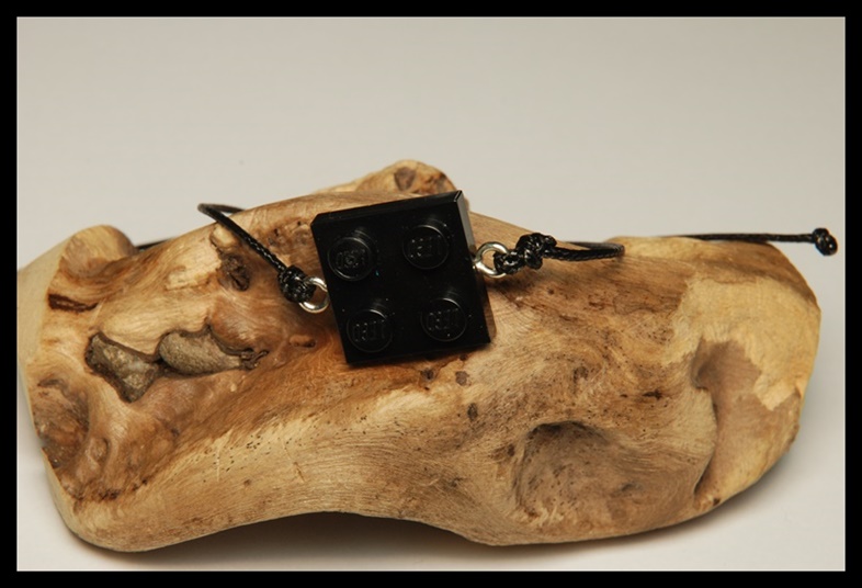 Bransoletka lego czarna