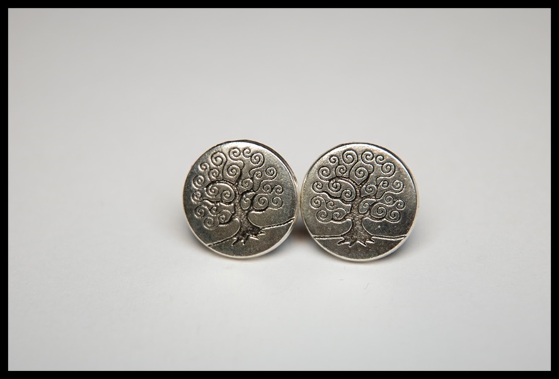 Kolczyki wkrętki drzewo życia