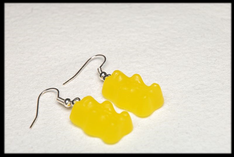 Kolczyki misie żelki