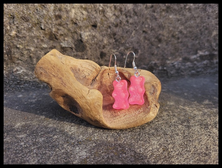 Kolczyki misie żelki