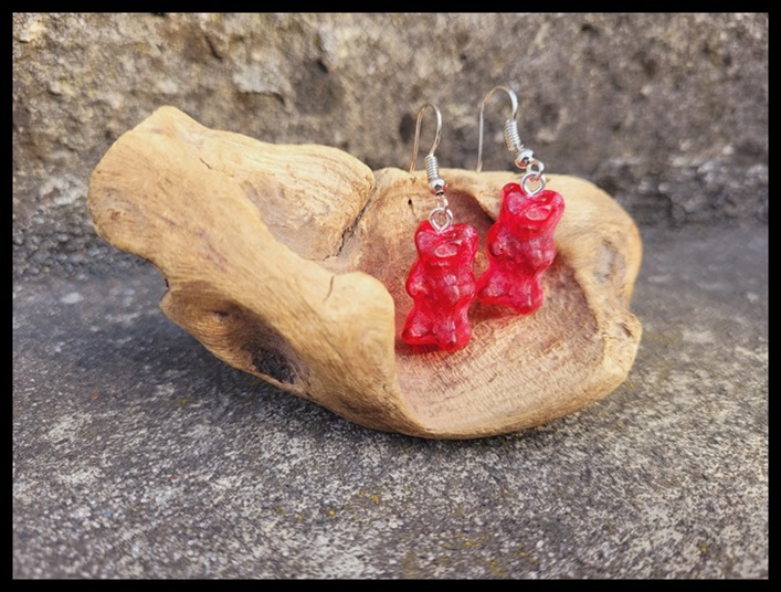 Kolczyki misie żelki