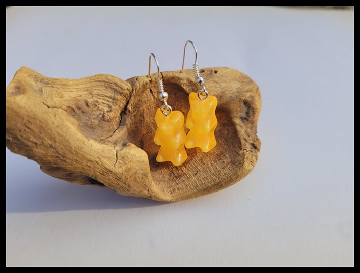 Kolczyki misie żelki