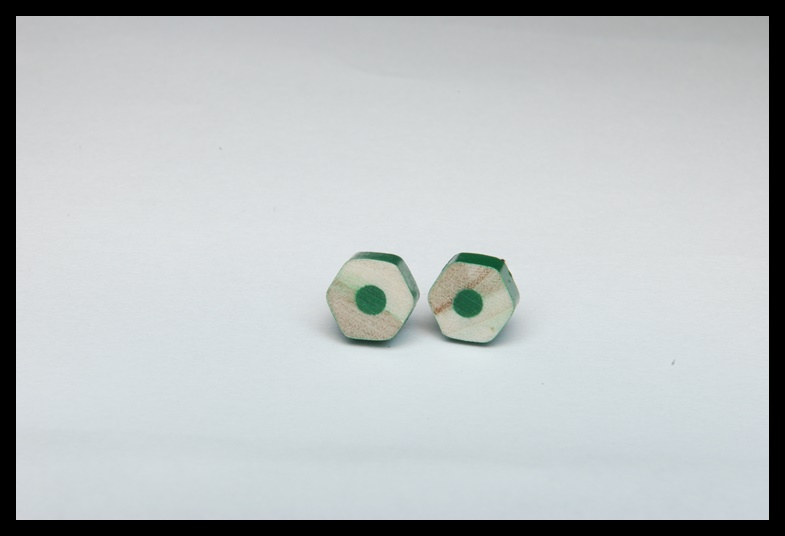 Kolczyki wkrętki kredki