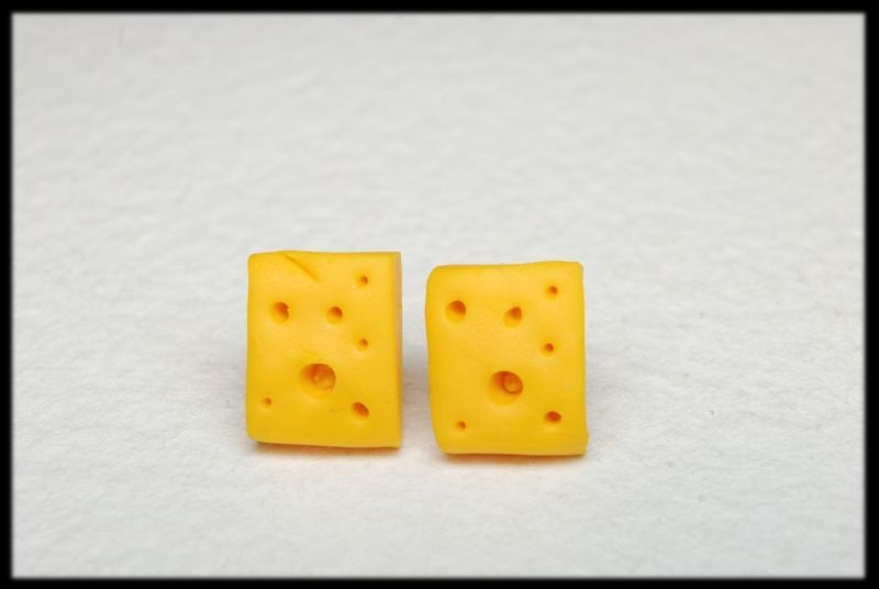 Kolczyki wkrętki serowe