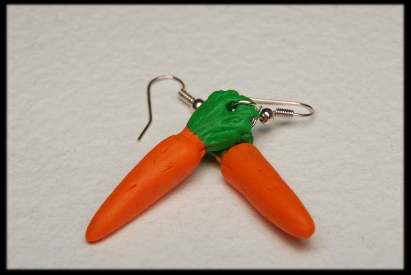 Kolczyki marchewki