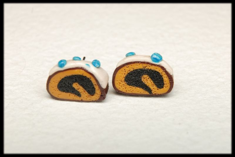 Kolczyki wkrętki makowce