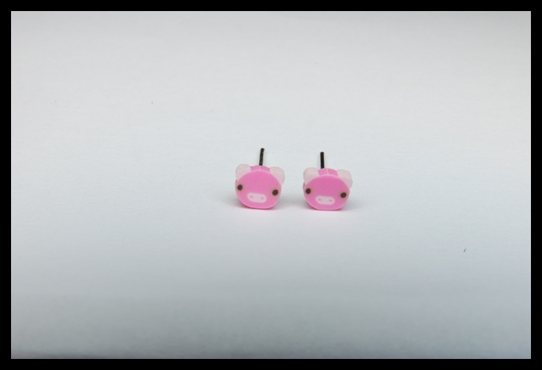 Kolczyki wkrętki świnki