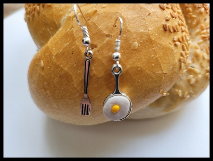 Kolczyki jajko sadzone
