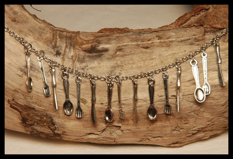 Naszyjnik sztućce