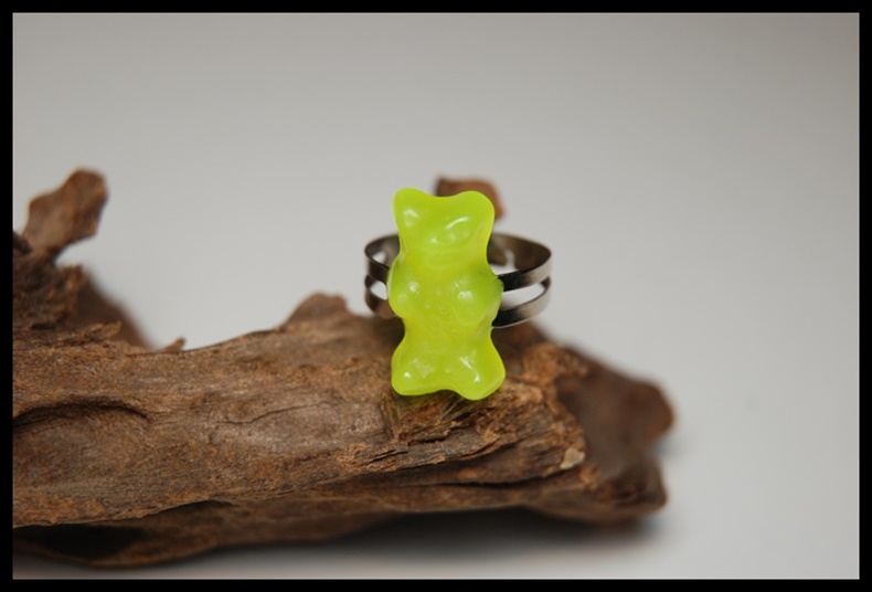 Pierścionek miś żelek