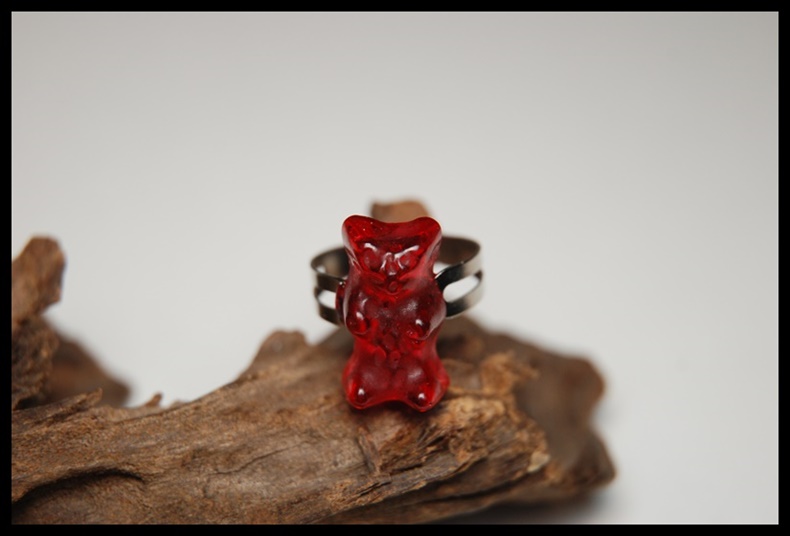 Pierścionek miś żelek