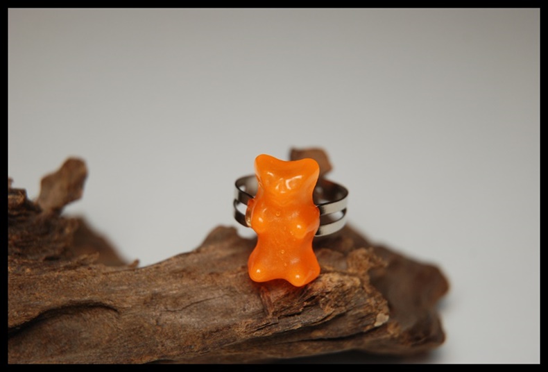 Pierścionek miś żelek