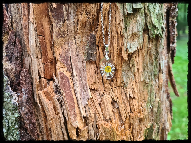 Wisior ze stokrotką