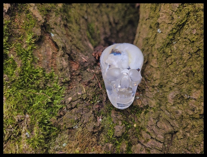 Wisior czaszka z zębami