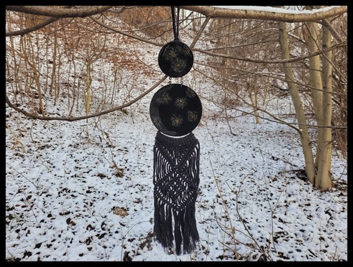 Dekoracja z żywicy z dmuchawcami