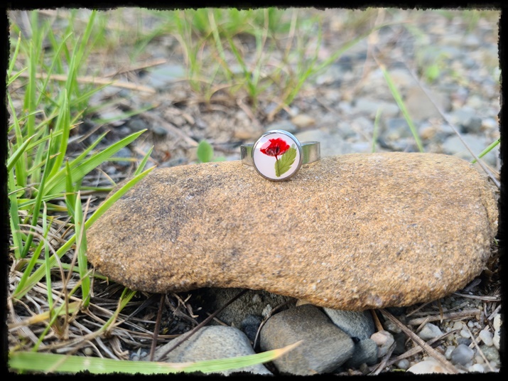 Pierścionek z gipsówką