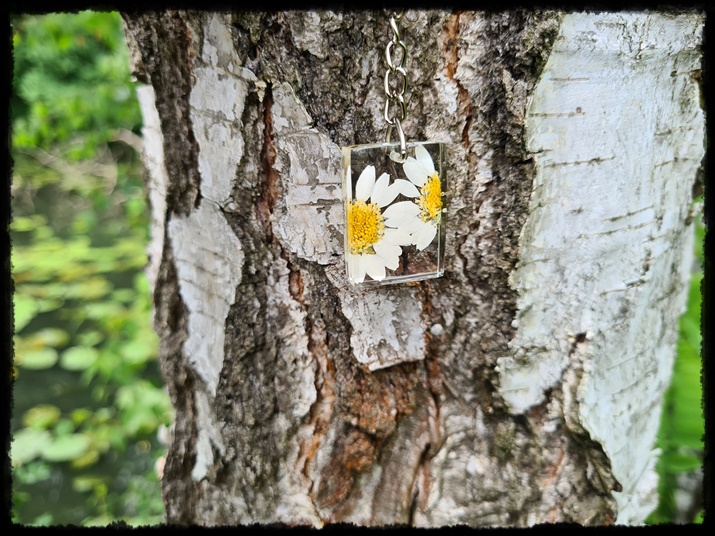 Brelok z margaretką