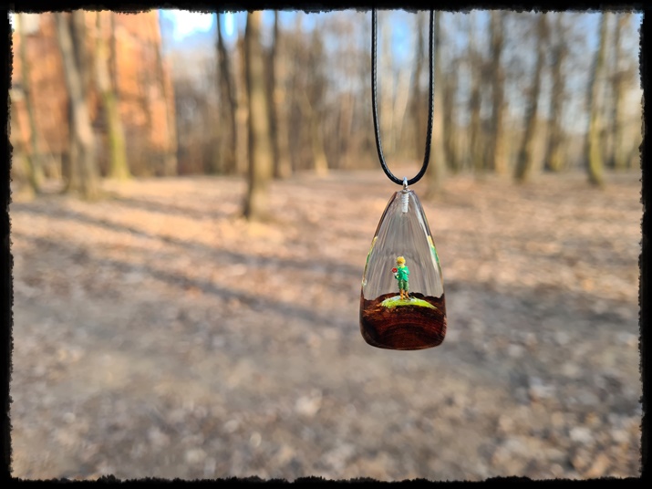 Wisior kropla Mały Książę