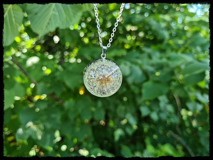 Wisior półkula z dmuchawcem